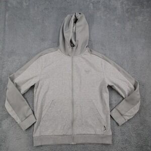 Paper Planes Mens Grey Full Zip Hoodie Jacket Streetwear Size L